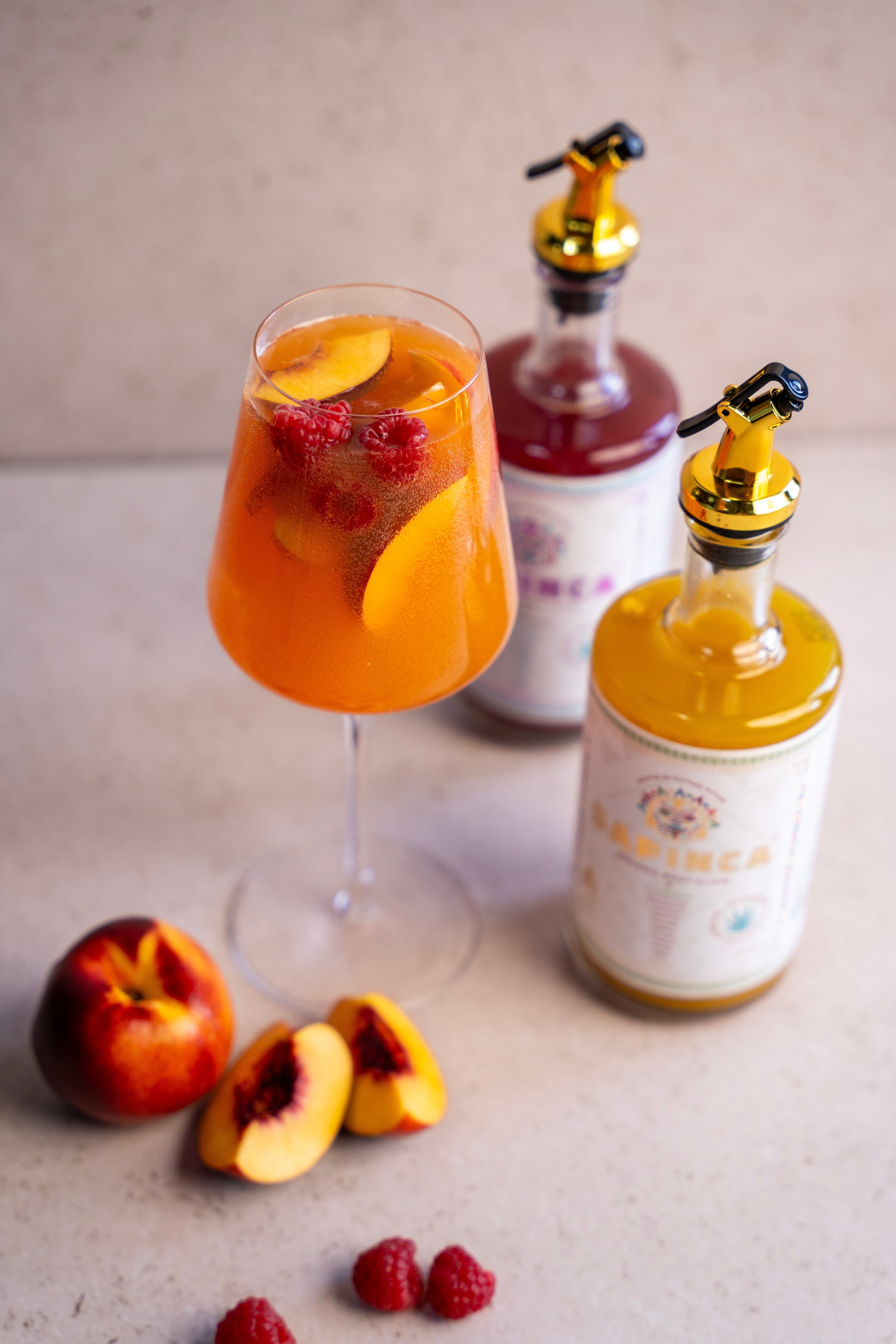 Peach Raspberry Spritz