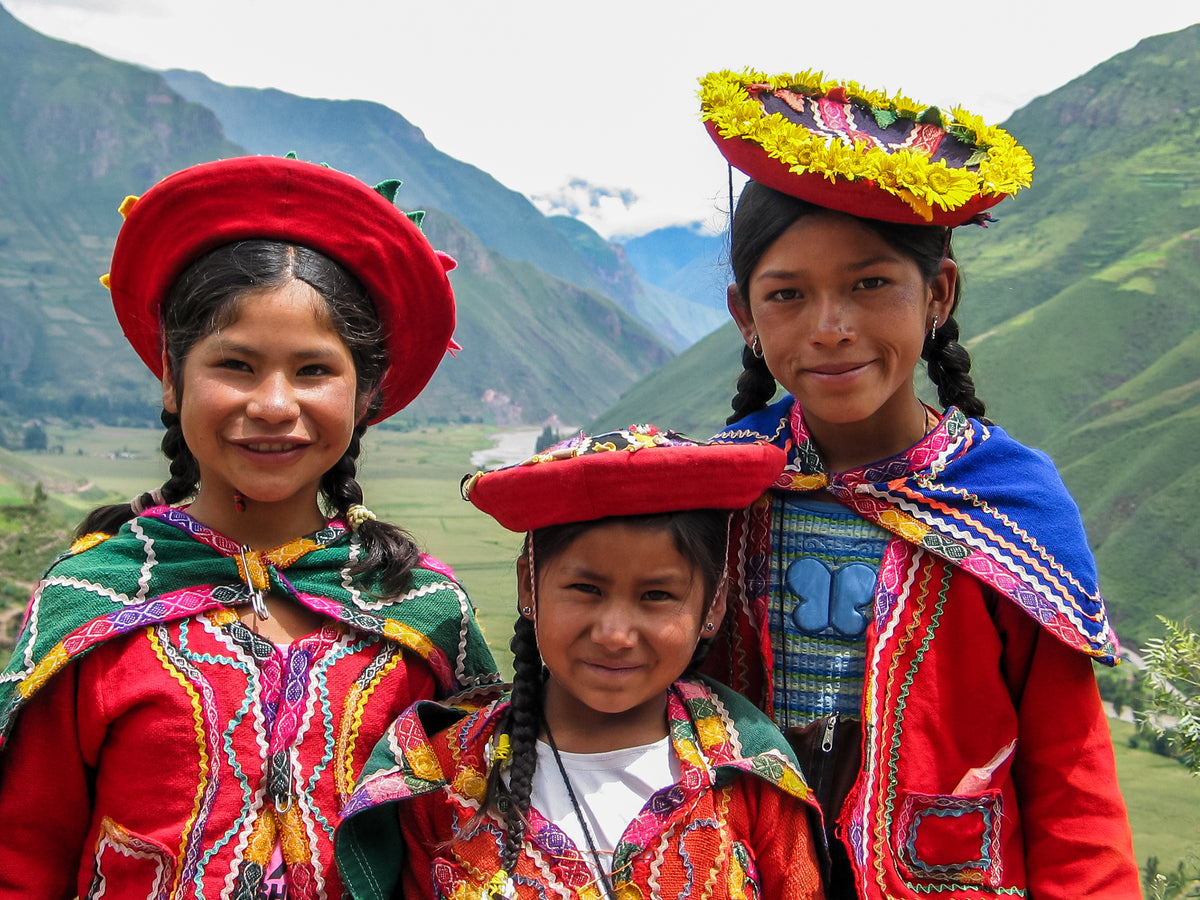 3 children - Peru Mision Huascaran