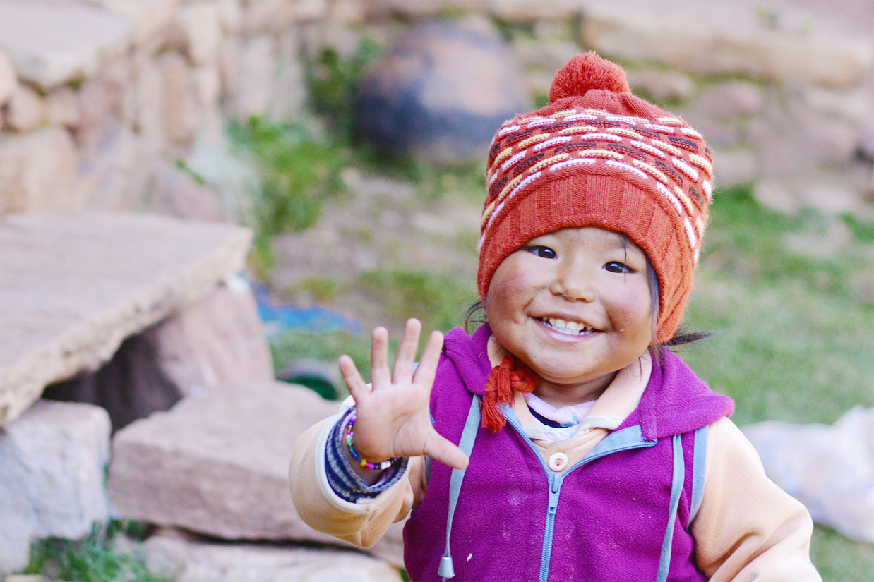 Happy child Peru charity Misión Huascarán