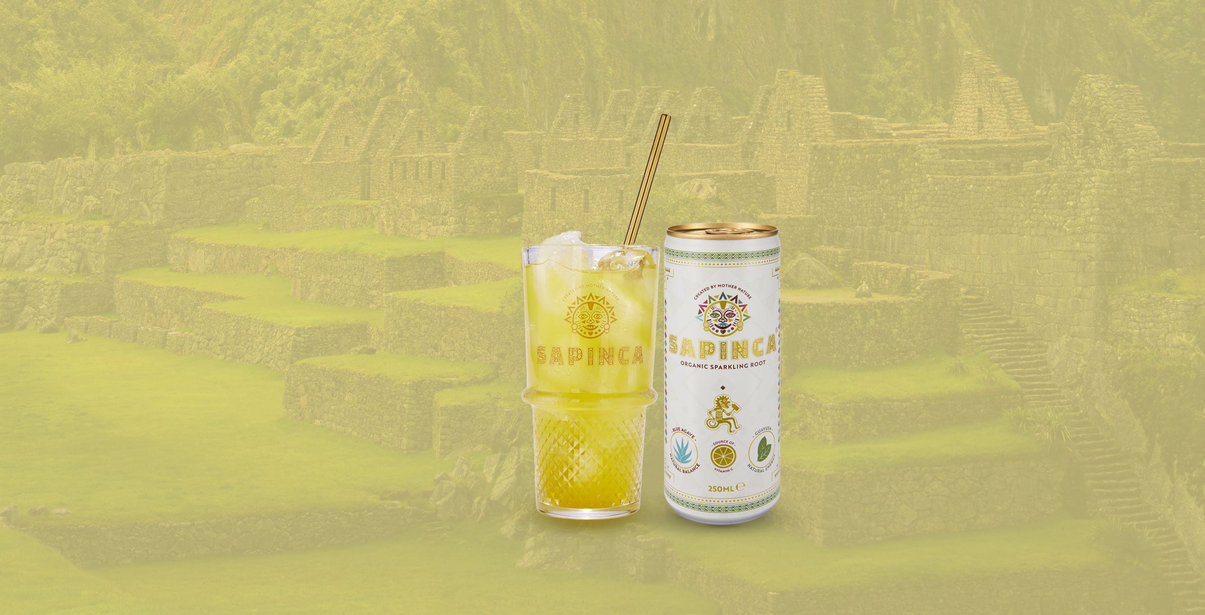 Organic Sparkling Root glass and Can refreshing hydrating